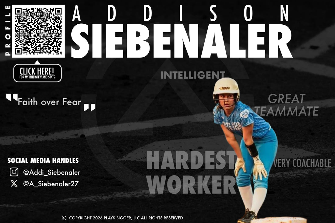 Athlete Spotlight: Addison Siebenaler #6