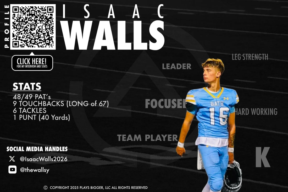 Spotlight Athlete: Isaac Walls #16
