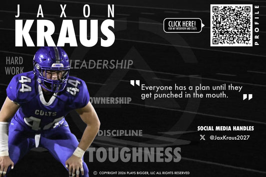 Athlete Spotlight: Jaxon Kraus #44