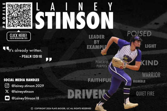 Athlete Spotlight: Lainey Stinson #18