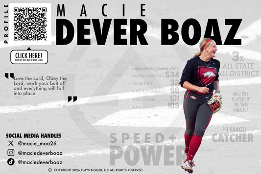 Athlete Spotlight: Macie  Dever Boaz  #7