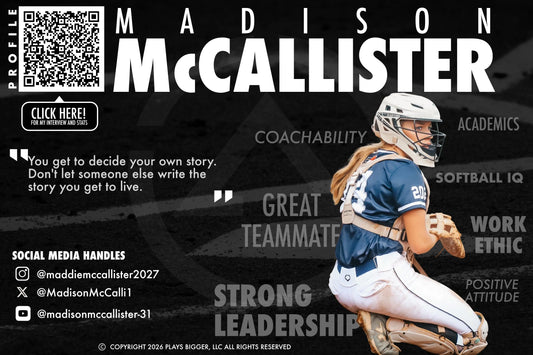 Athlete Spotlight: Madison McCallister #41