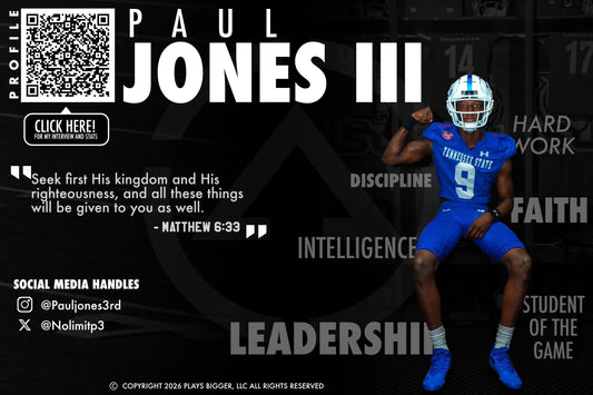 Athlete Spotlight: Paul Jones III #9