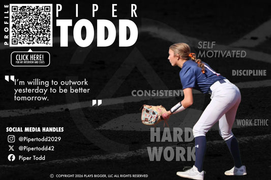 Athlete Spotlight: Piper Todd #1